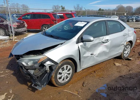 2015 Toyota Corolla L z USA, uszkodzony, nr VIN 2T1BURHE2FC349015